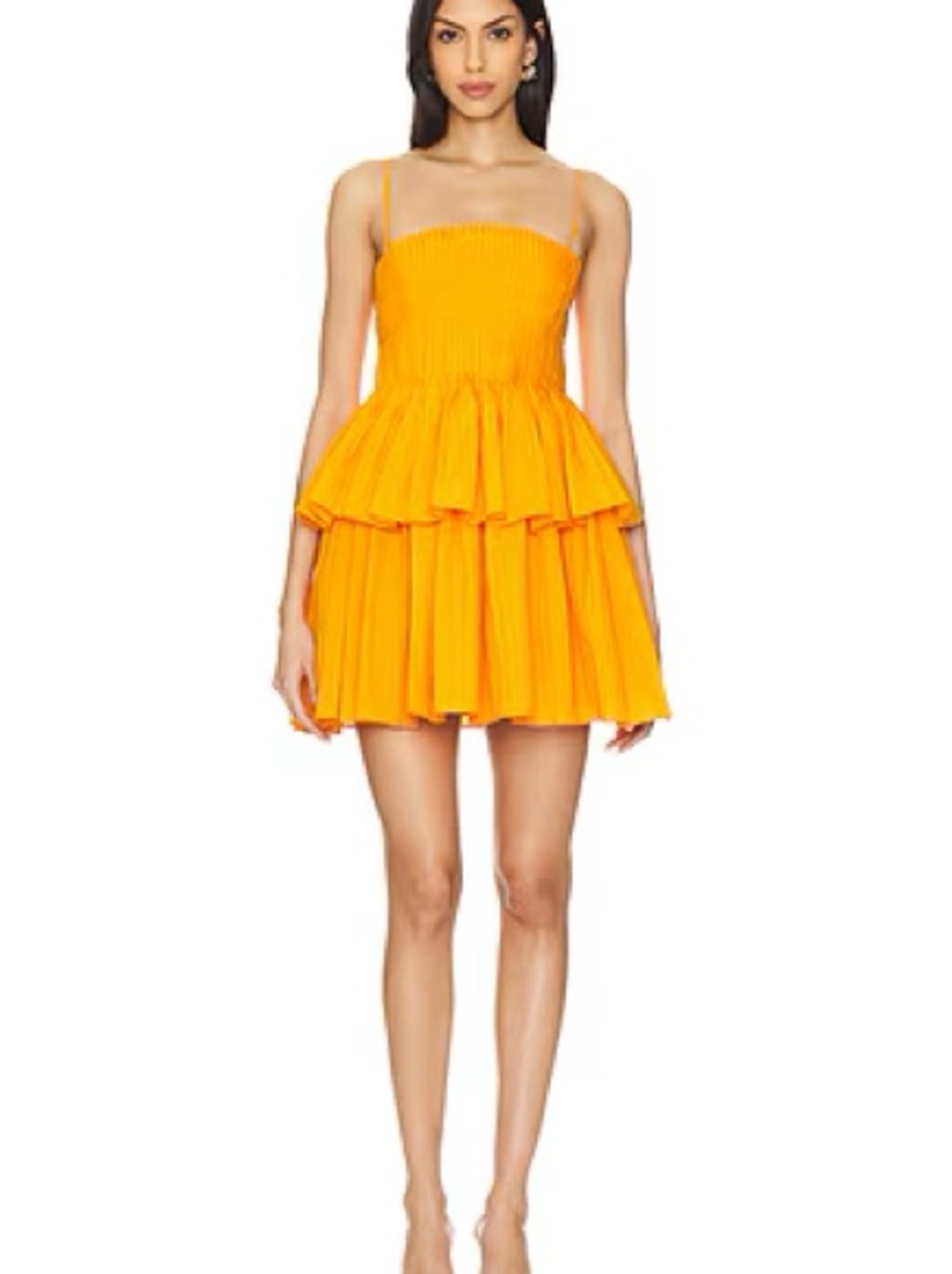 Acler Fairley Mini Dress in Marigold
